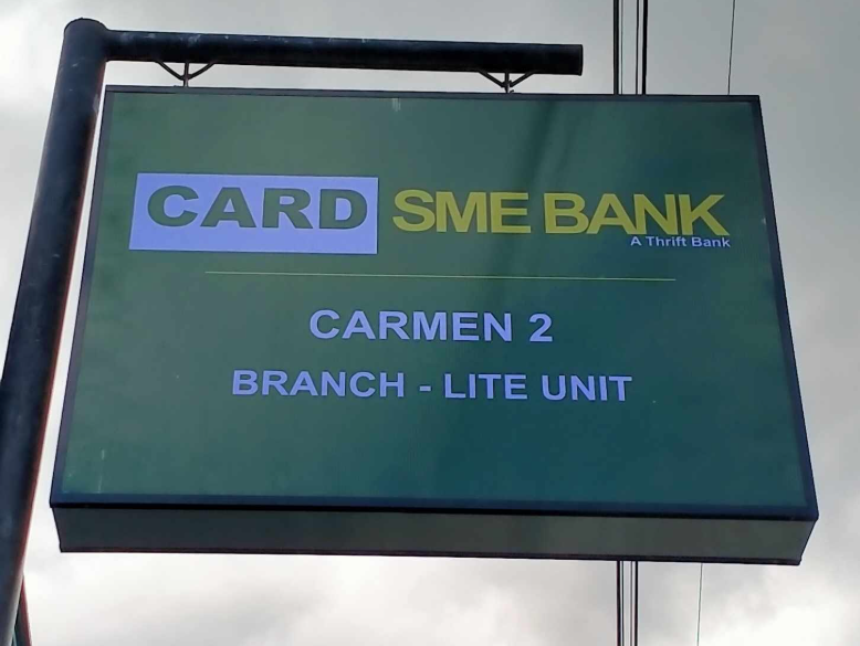 CARD SME Bank Signage Design